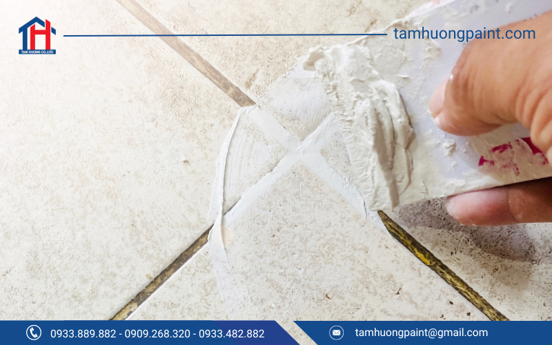 Keo chà ron giúp tạo bề mặt thi công liền mạch, thẩm mĩ