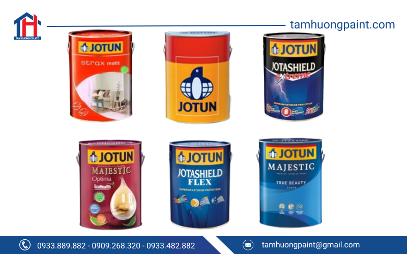 Một số dòng sơn tiêu biểu của Jotun