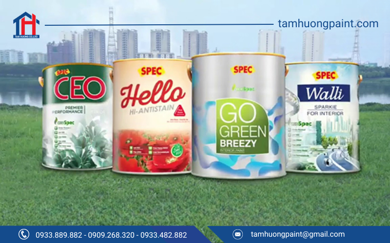 Mua sơn Spec chính hãng đại lý Tâm Hương Paint
