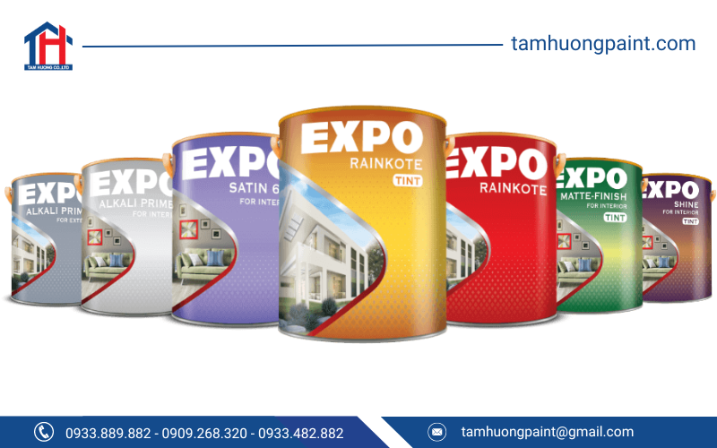 Phân loại các dòng sơn Expo phổ biến