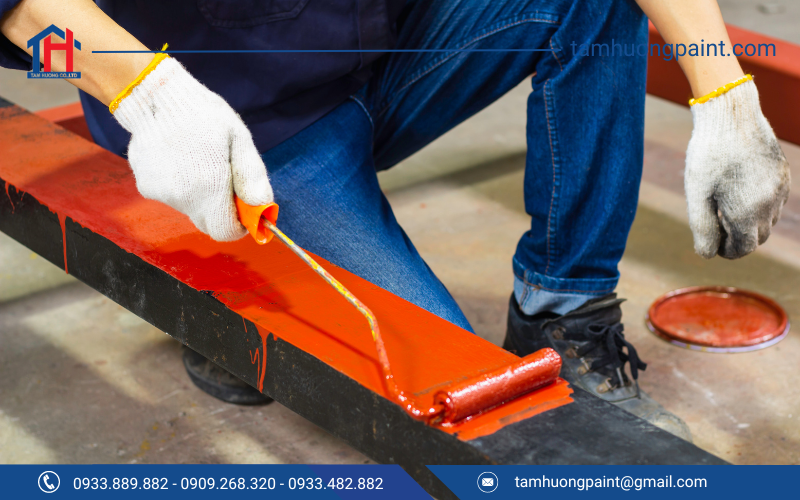 Quy trình thi công Sơn chống rỉ Poly