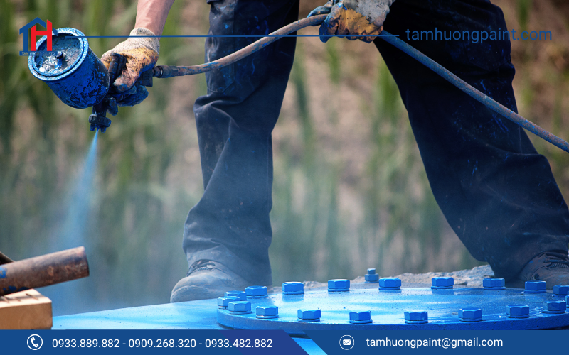 Sơn Epoxy giúp ngăn ngừa rỉ sét, tạo lớp sơn phủ bền vững