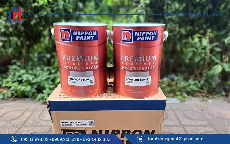 Nippon Road Line là sơn gốc Acrylic nhiệt dẻo dùng để thi công vạch đường