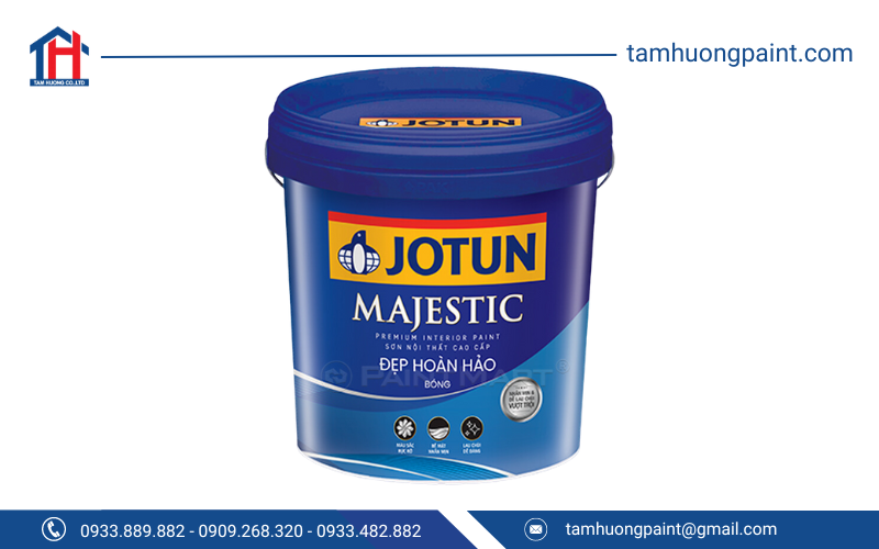 Sơn nội thất Jotun Majestic (Bóng)