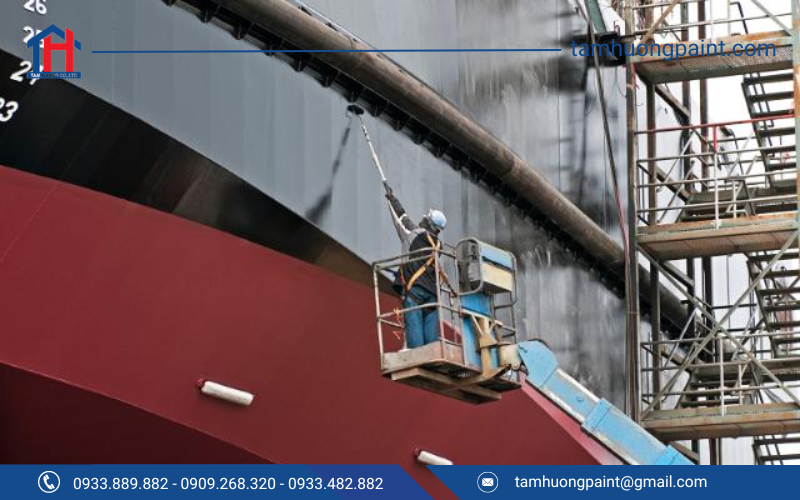 Sơn tàu biển bảo vệ con tàu tránh các tác động môi trường