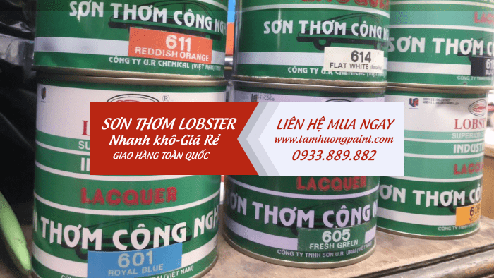 Ưu điểm của sơn thơm Lobster nhanh khô