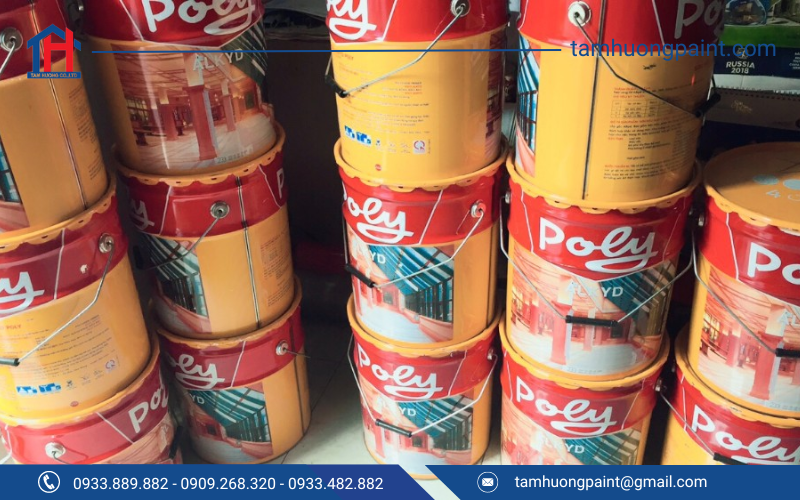 Tâm Hương Paint phân phối sơn chống rỉ Poly giá sỉ