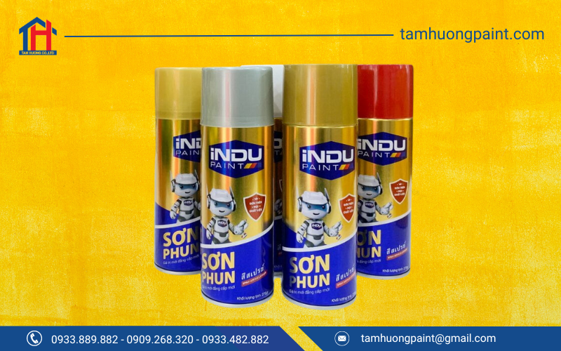 Tâm Hương Paint phân phối sơn xịt Indu uy tín tại TP.HCM