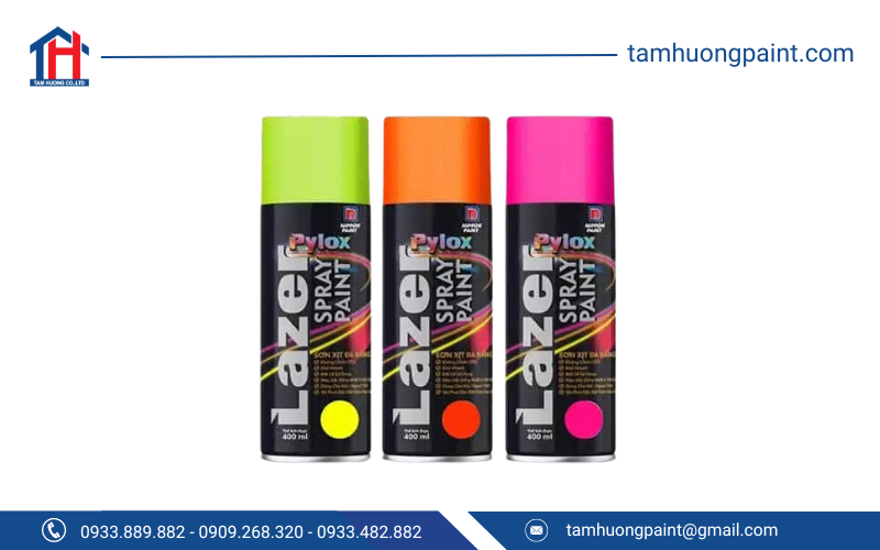 Tổng quan về sơn xịt Nippon Pylox Lazer