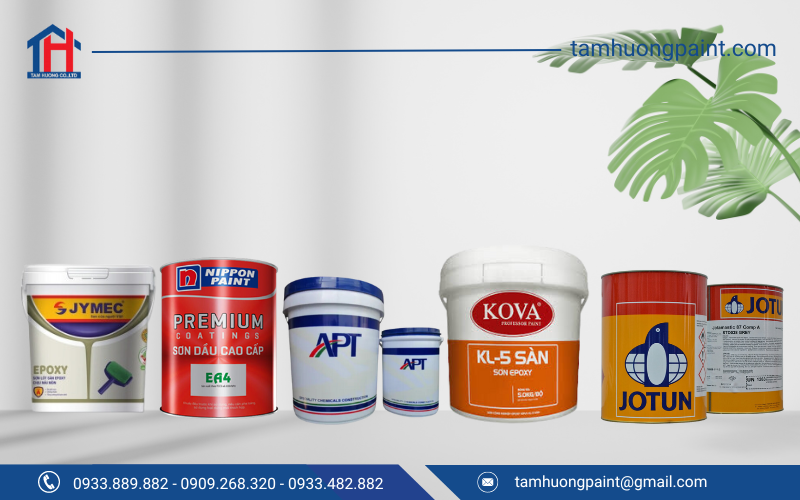 Top 5 hãng sơn sàn nhà xưởng phổ biến hiện nay
