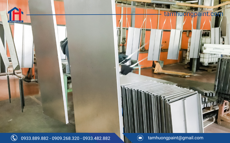 Ứng dụng đa dạng của Sơn Mạ Kẽm 1K Nero