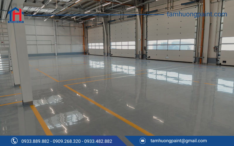 Vì sao nên thi công sơn sàn nhà xưởng?