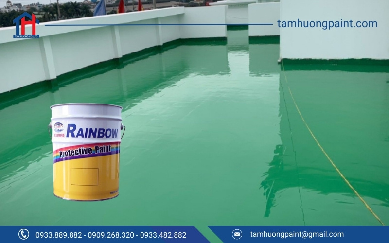 Sơn Epoxy Rainbow với khả năng chống thấm hiệu quả