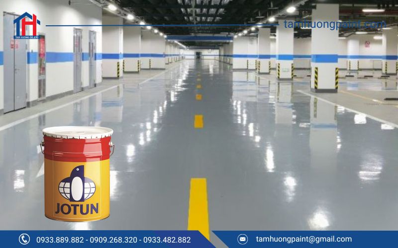 Giá sơn sàn Epoxy Jotun thay đổi tùy thuộc vào nhiều yếu tố