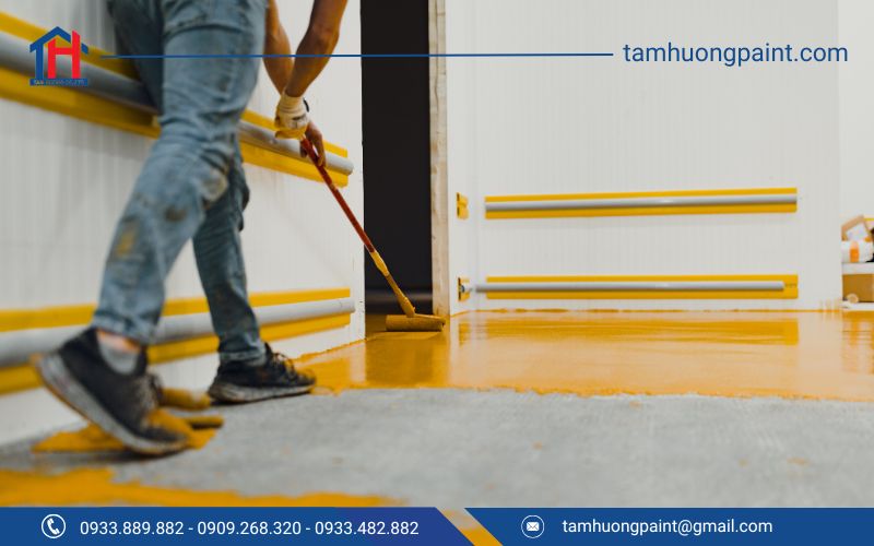 Quy trình thi công sơn sàn Epoxy chuẩn xác, mang đến lớp nền chắc chắn và bền đẹp