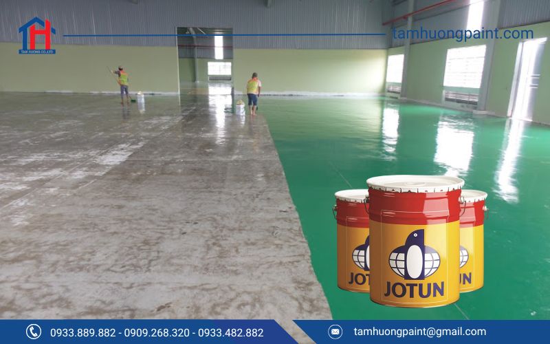 Sơn sàn Epoxy Jotun là loại sơn 2 thành phần