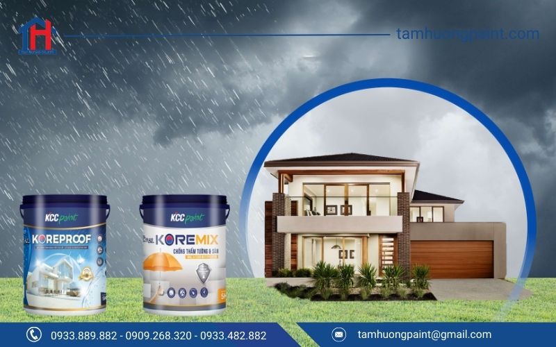 Sơn chống thấm KCC sở hữu nhiều ưu điểm vượt trội