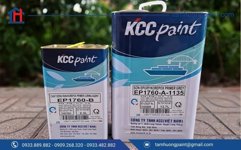 Sơn Epoxy kim loại KCC sở hữu nhiều ưu điểm nổi bật