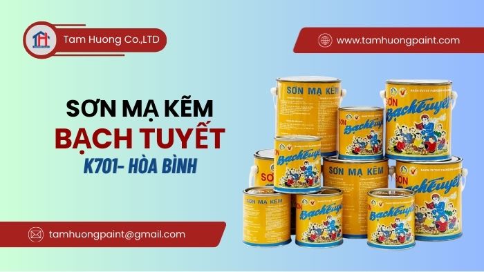 Thông tin sơn mạ kẽm bạch tuyết k701