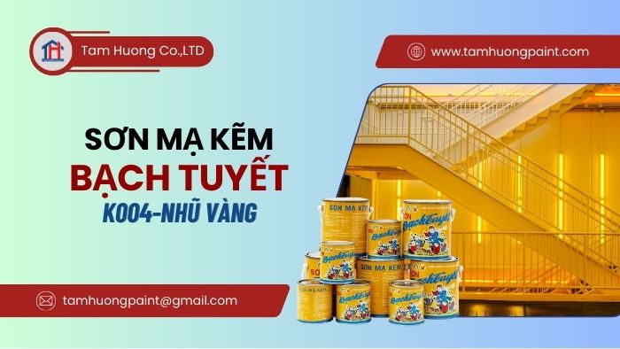 Thông số kỹ thuật Sơn mạ kẽm Bạch Tuyết K004