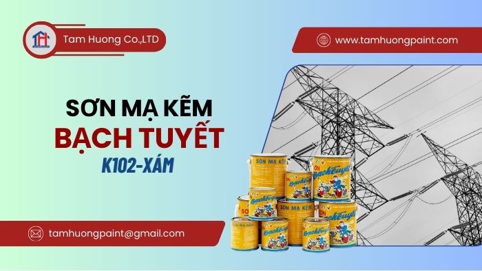 Thông số kỹ thuật Sơn mạ kẽm Bạch Tuyết K102