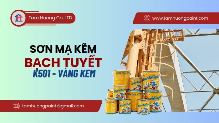 Thông số kỹ thuật sơn mạ kẽm Bạch Tuyết K501