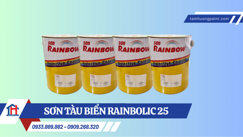 Thi công Sơn tàu biển Rainbolic 25 (30025)