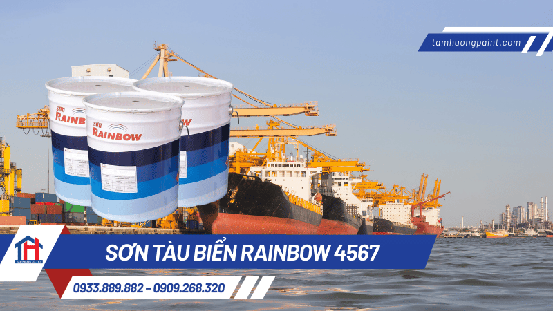 Thi công Sơn epoxy không dung môi RAINBOW 4567