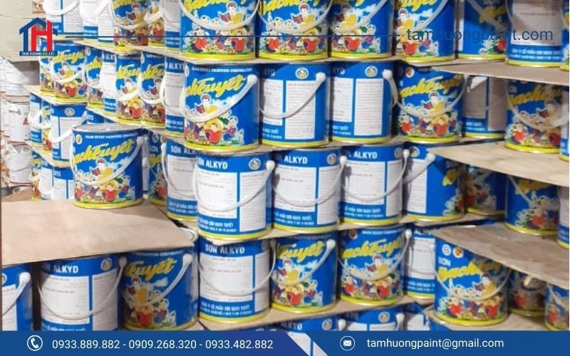 Mua sơn mạ kẽm Bạch Tuyết chính hãng, giá tốt tại Đại lý Tâm Hương