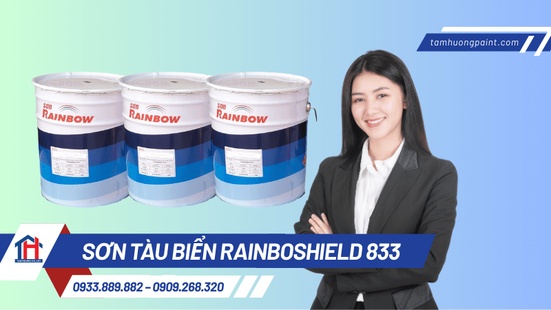 Nơi bán sơn epoxy chống gỉ ho tàu biển Rainboshield 833 