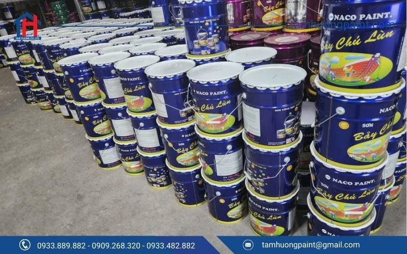 Sơn Naco được ứng dụng rộng rãi trong nhiều hạng mục thi công khác nhau