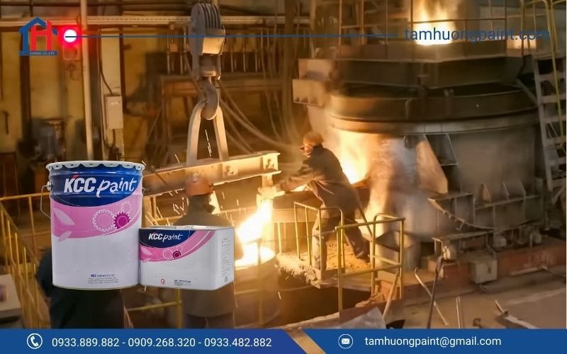 Sơn chịu nhiệt là loại sơn chuyên dụng có khả năng chịu được nhiệt độ cao