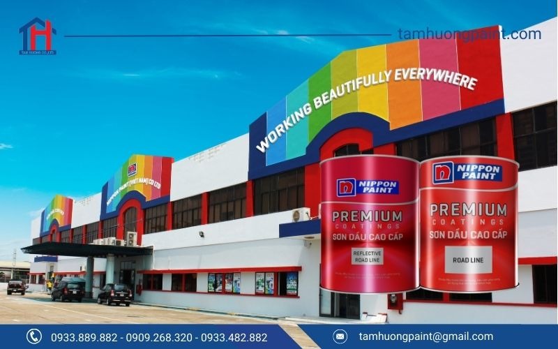 Sơn kẻ vạch Nippon được nghiên cứu với công thức đặc biệt