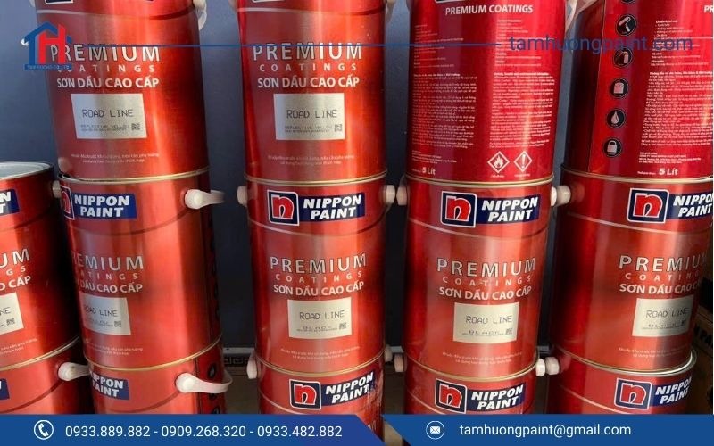 Mua sơn kẻ vạch Nippon giá tốt tại Đại lý Tâm Hương