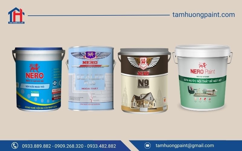 Mua sơn Nero TPHCM chính hãng giá tốt tại Đại Lý Tâm Hương