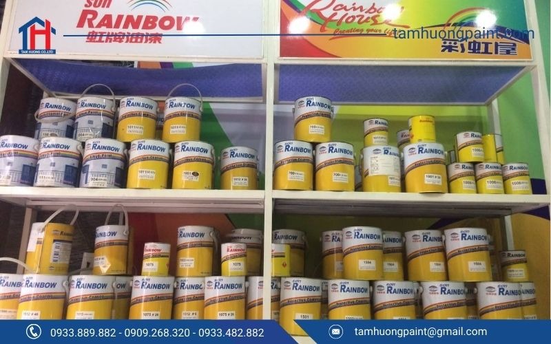 Đại lý sơn Rainbow Vũng Tàu - Tâm Hương là địa chỉ được nhiều khách hàng tin tưởng lựa chọn