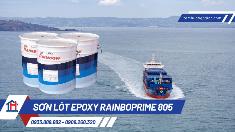 Thi công Sơn lót epoxy hai thành phần Rainboprime 805