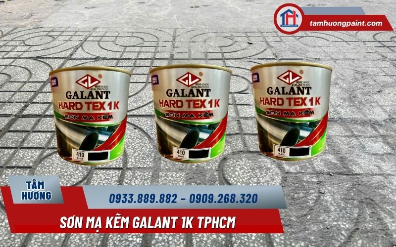 Sơn Mạ Kẽm Galant 1K (sơn Galant Hard Tex 1K) là loại sơn một thành phần cao cấp