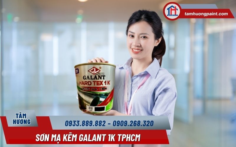 Mua sơn mạ kẽm Galant 1K TPHCM uy tín tại Đại lý Tâm Hương
