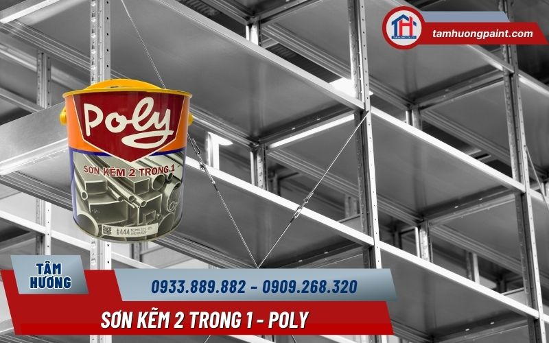 Thi Công Sơn Kẽm 2 Trong 1 Poly