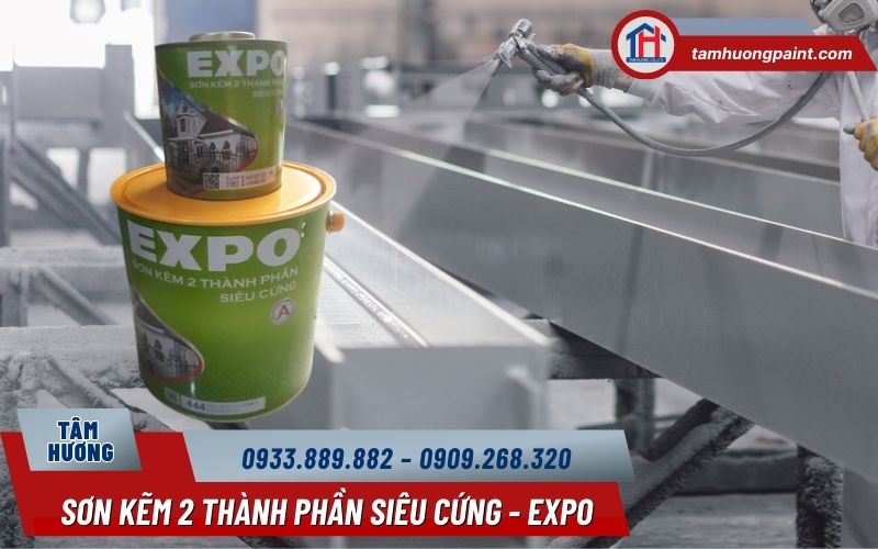 Thi công sơn kẽm 2 thành phần Expo
