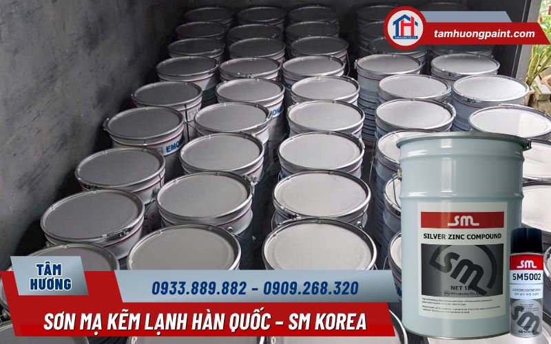 Đại lý phân phối sơn mạ kẽm lạnh Hàn Quốc 