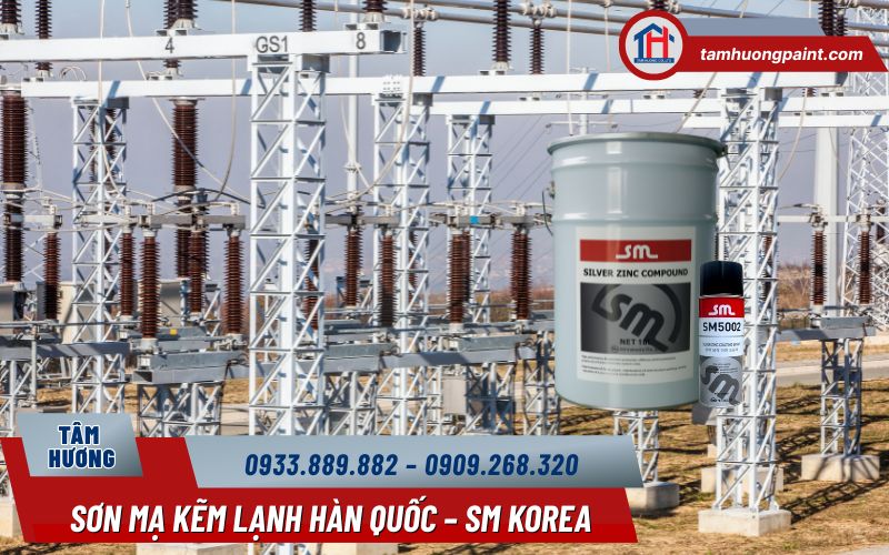 Ứng dụng của sơn mạ kẽm lạnh Hàn Quốc