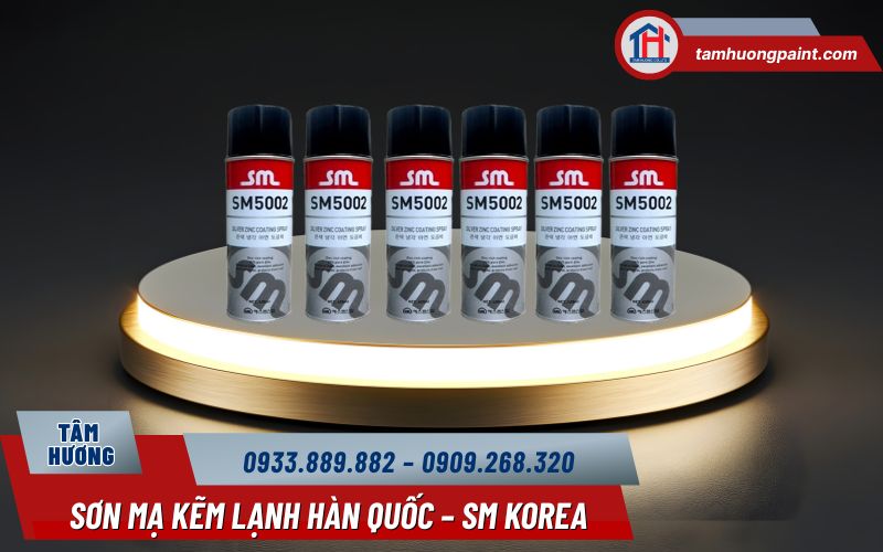 SM5002 Silver Zinc Coating Spray 