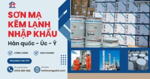 Sơn mạ kẽm lạnh nhập khẩu các loại được tin dùng