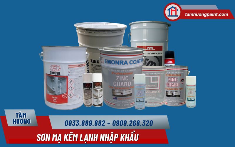 Giới thiệu chung về sơn mạ kẽm lạnh nhập khẩu