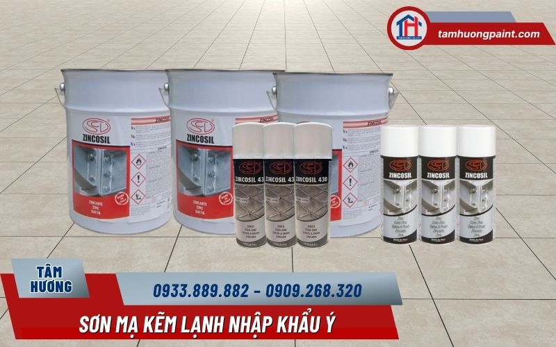 Sơn mạ kẽm lạnh nhập khẩu Ý