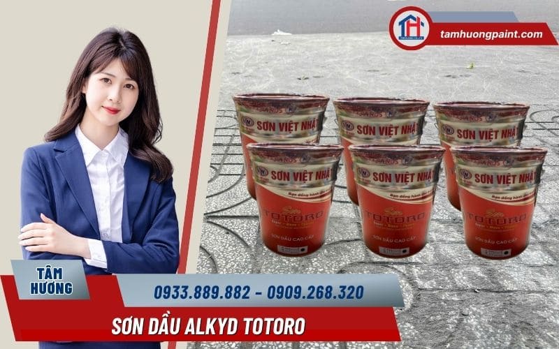 Đại lý Sơn Việt Nhật – Totoro Alkyd chính hãng tại Tâm Hương Paint