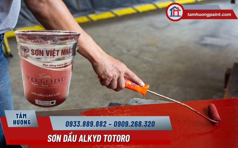 Quy trình thi công sơn dầu Totoro khuyến nghị
