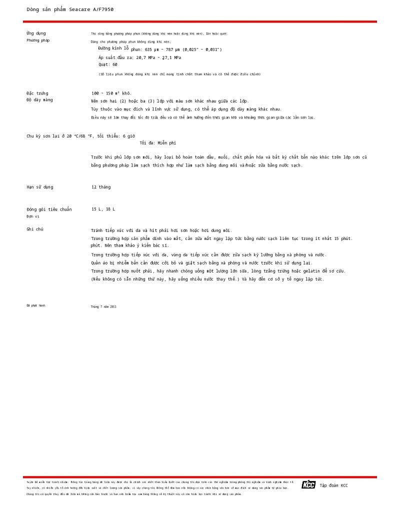 Thông số kỹ thuật A/F7950 KCC (TDS A/F7950) 002